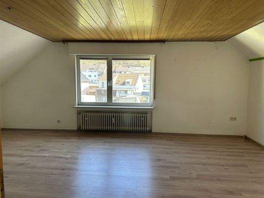 Wohn und Esszimmer Dachgeschoss