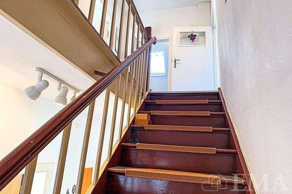 Treppe ins Dachgeschoss