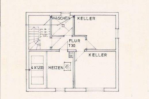 Grundriss Keller