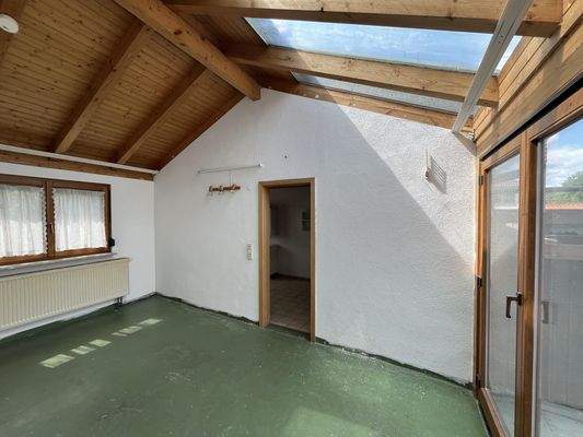 überdachte Terrasse