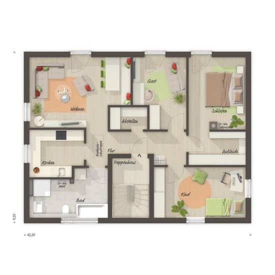 Grundriss Obergeschoss