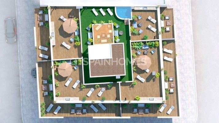 Flats in a Beachside Complex with Pool in Torrevieja Alicante
