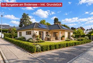 KI generierte Beispiel Visualisierung Bauplanung Bungalow in Horn