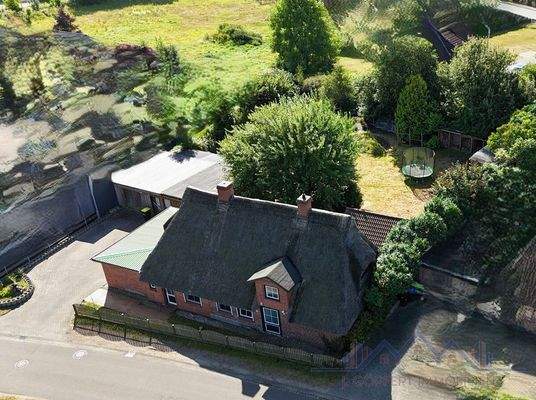 Haus mit geschlossenem Garten