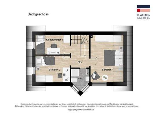 Grundriss Dachgeschoss