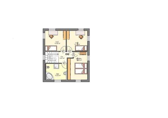 Grundrissbeispiel OG