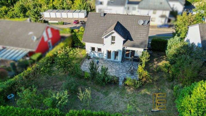 Luftbildaufnahme  Rückseite