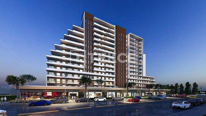 Apartments in a Complex with Pool and Close to the Metro in İzmir