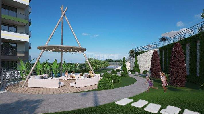 Sea View Apartments within a Complex in Alanya Turkey