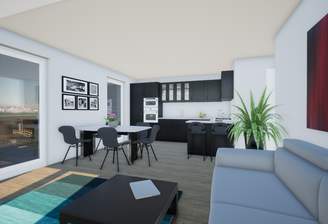 Wohnen/Essen/Kochen (Wohnbeispiel, Visualisierung)