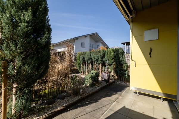 Terasse mit Garten