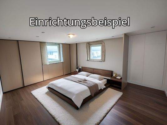 Einrichtungsbeispiel: Schlafzimmer