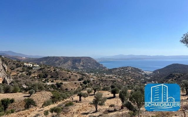 Kreta, Agia Galini: Grundstück mit Meerblick zu verkaufen