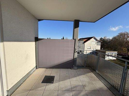 Balkon mit Sichtschutz