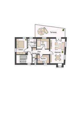 Grundriss Obergeschoss