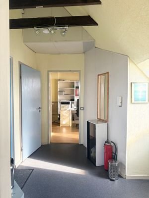 Diele im Spitzboden