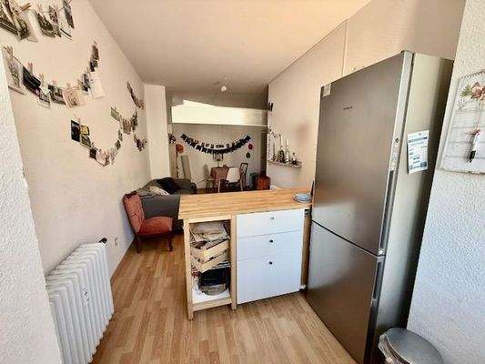 Hinterer Teil der offenen Küch