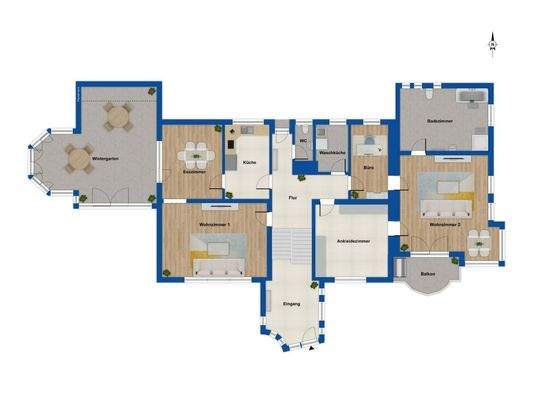 Grundriss Erdgeschoss