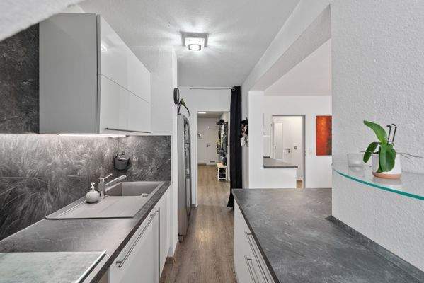 Einladende Designküche