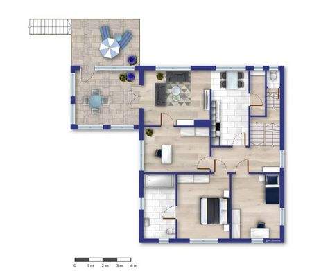 Grundriss OG: Wohnung