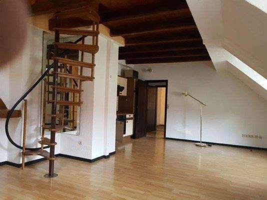 Treppe zum Schlafraum