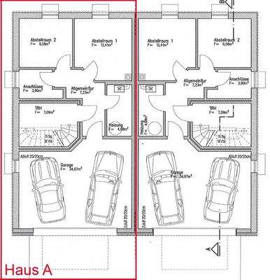 Tiefgarage Grundriss_Haus_A