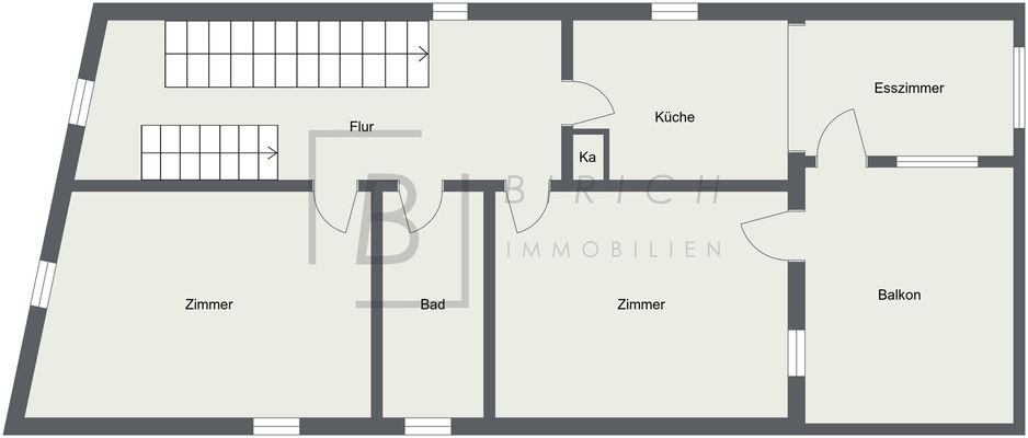 OG - Dieser Grundriss ist nicht maßstabsgerecht und ist zur Maßentnahme nicht geeignet. Er dient nur der Vorinformation