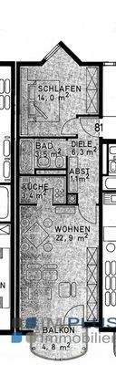 Grundriss Wohnung