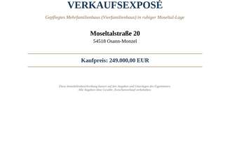 Mehrfamilienhaus mit 4 Wohneinheiten großem Garten