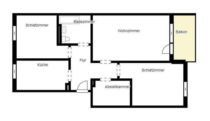 Varzine Str. 13, 1.OG rechts