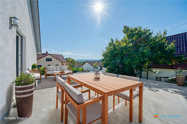 Balkon - virtually staged