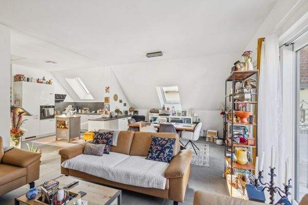 Wohnbereich im Dachgeschoss