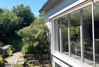Außenansicht mit Blick in den Garten