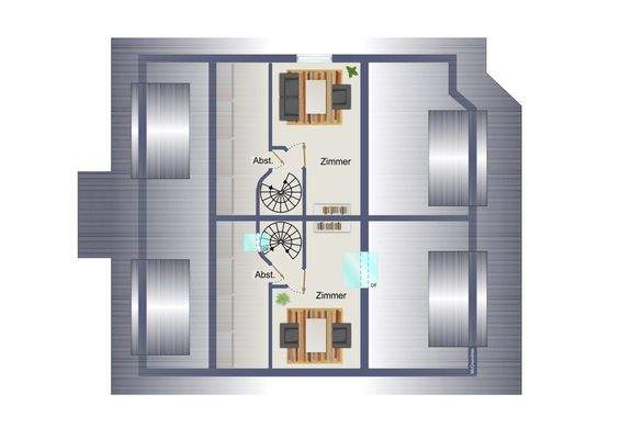 Grundriss Dachgeschoss 2