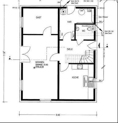Grundriss Erdgeschoss