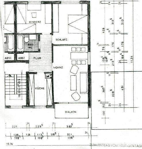 Witten-Sonnenschein: 3,5 Zimmer mit Balkon und 70m² in gepflegtem Haus - Foto 5