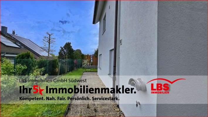 Garten hinter dem Haus