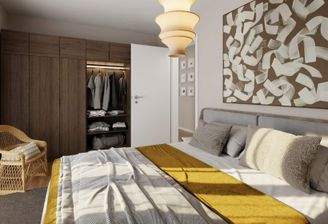 Im Schlafzimmer erwarten Sie erholsame Nächte