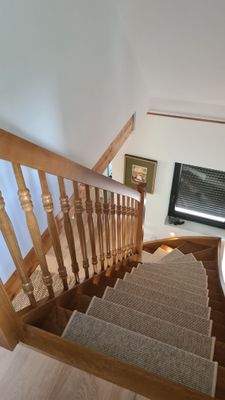 Treppe zum Erdgeschoss