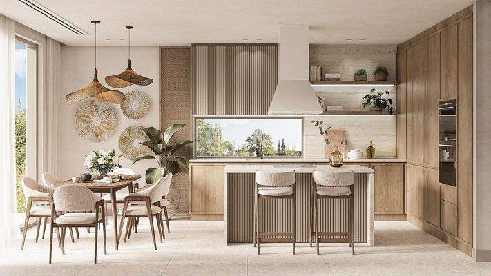 Apartments in a Complex with Private Beach in Gazimağusa