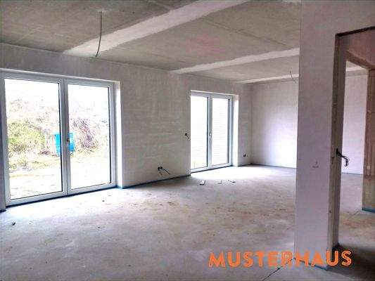 Wohn-/Esszimmer Musterhaus