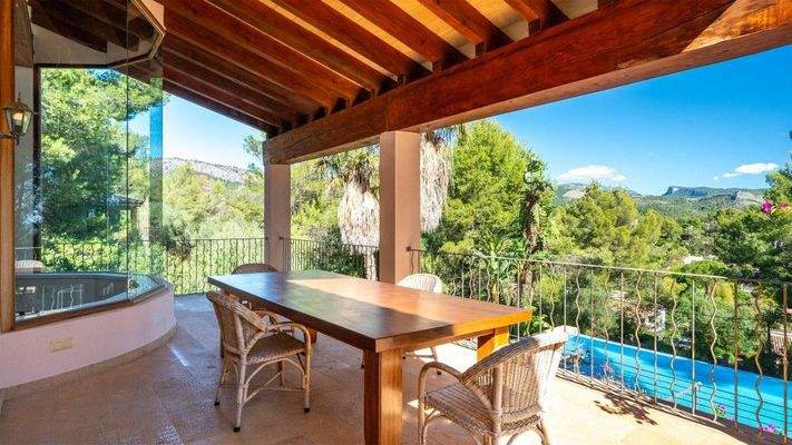 Esporles Mallorca Villa zu verkaufen Terrasse BHHS-BAL-1067
