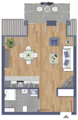 Grundriss 4OG - nicht maßstabsgerecht