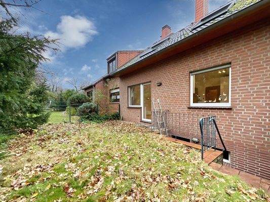 rückwärtige Hausansicht