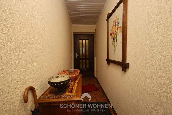 Flur zum hinteren Ausgang 