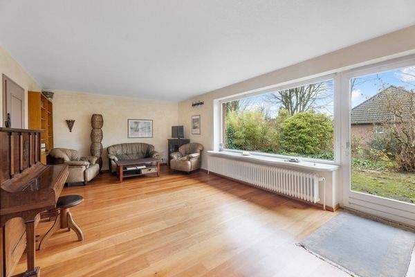 Wohnzimmer mit Terrassenzugang