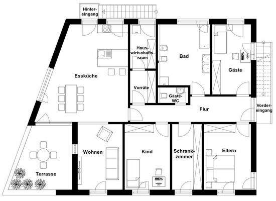 Obergeschoss (Wohnung)