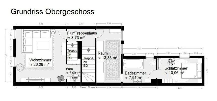 Grundriss Oberegeschoss
