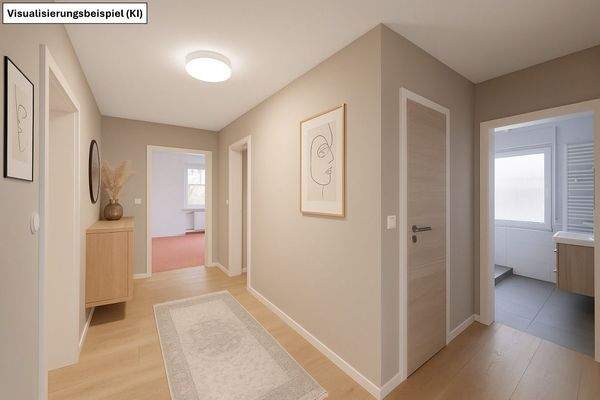 Visualisierung einer möglichen Flurs-Diele