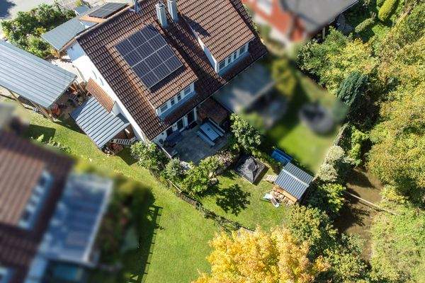 von oben, Photvoltaik